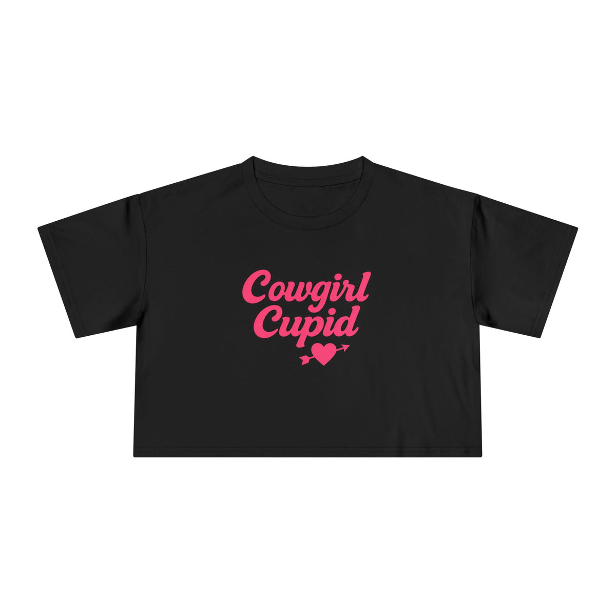 Cowgirl Cupid Crop Tee.