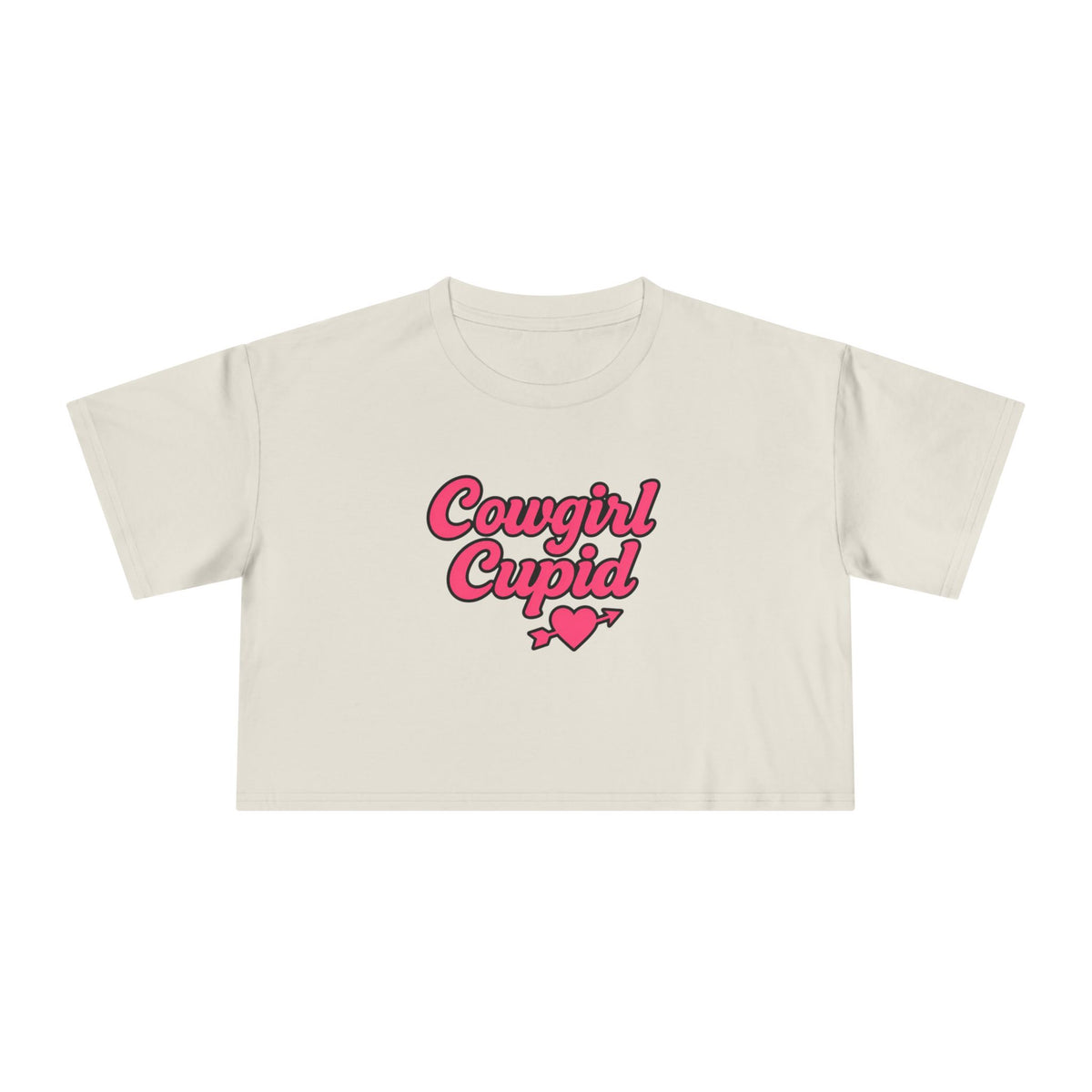 Cowgirl Cupid Crop Tee.