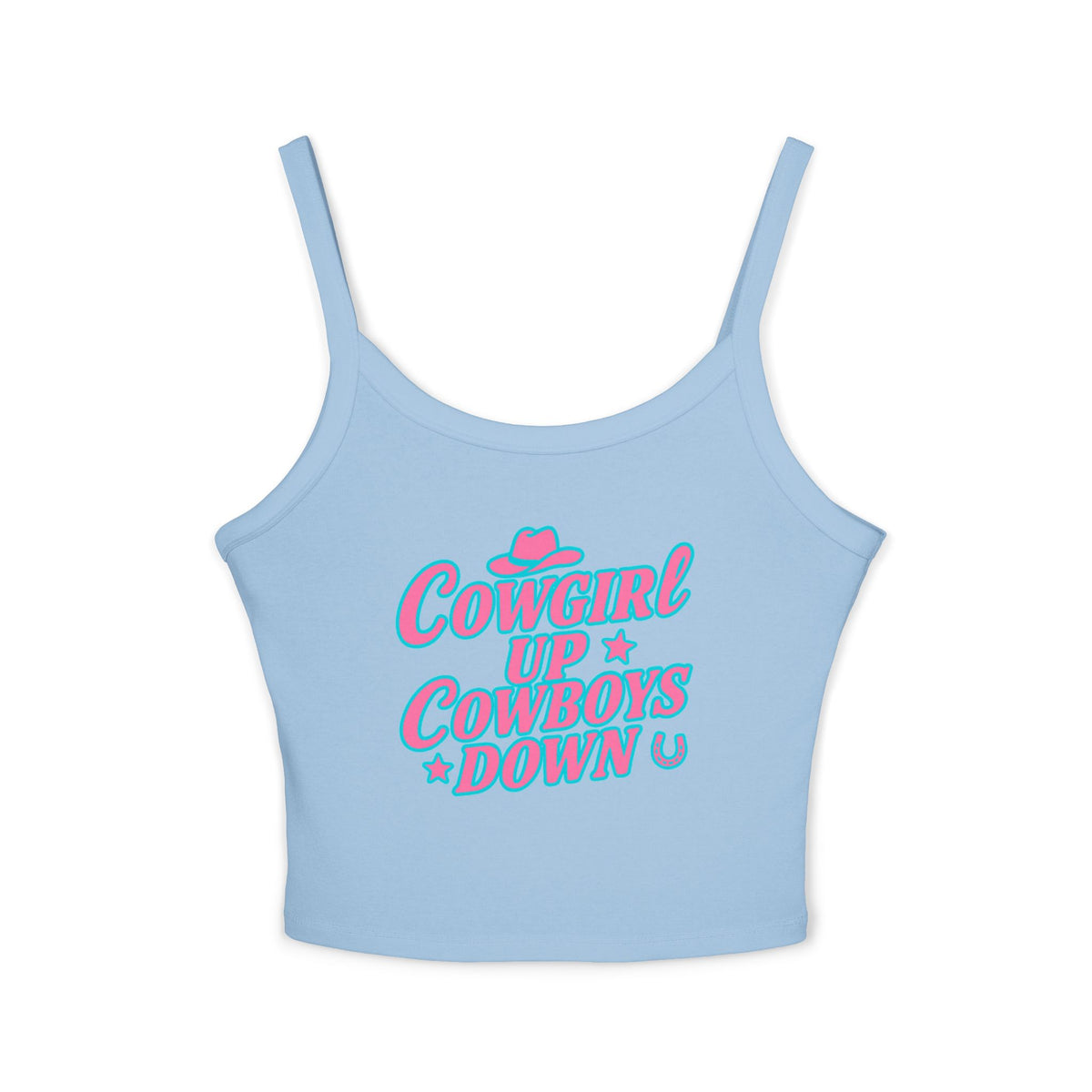 Cowgirl Up Cowboys Down Tank.