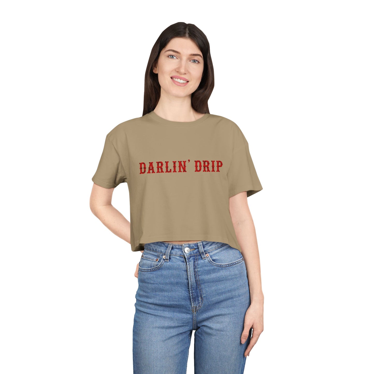 Darlin’ Drip Crop Tee
