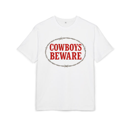 Cowboys Beware Oversize Tee.