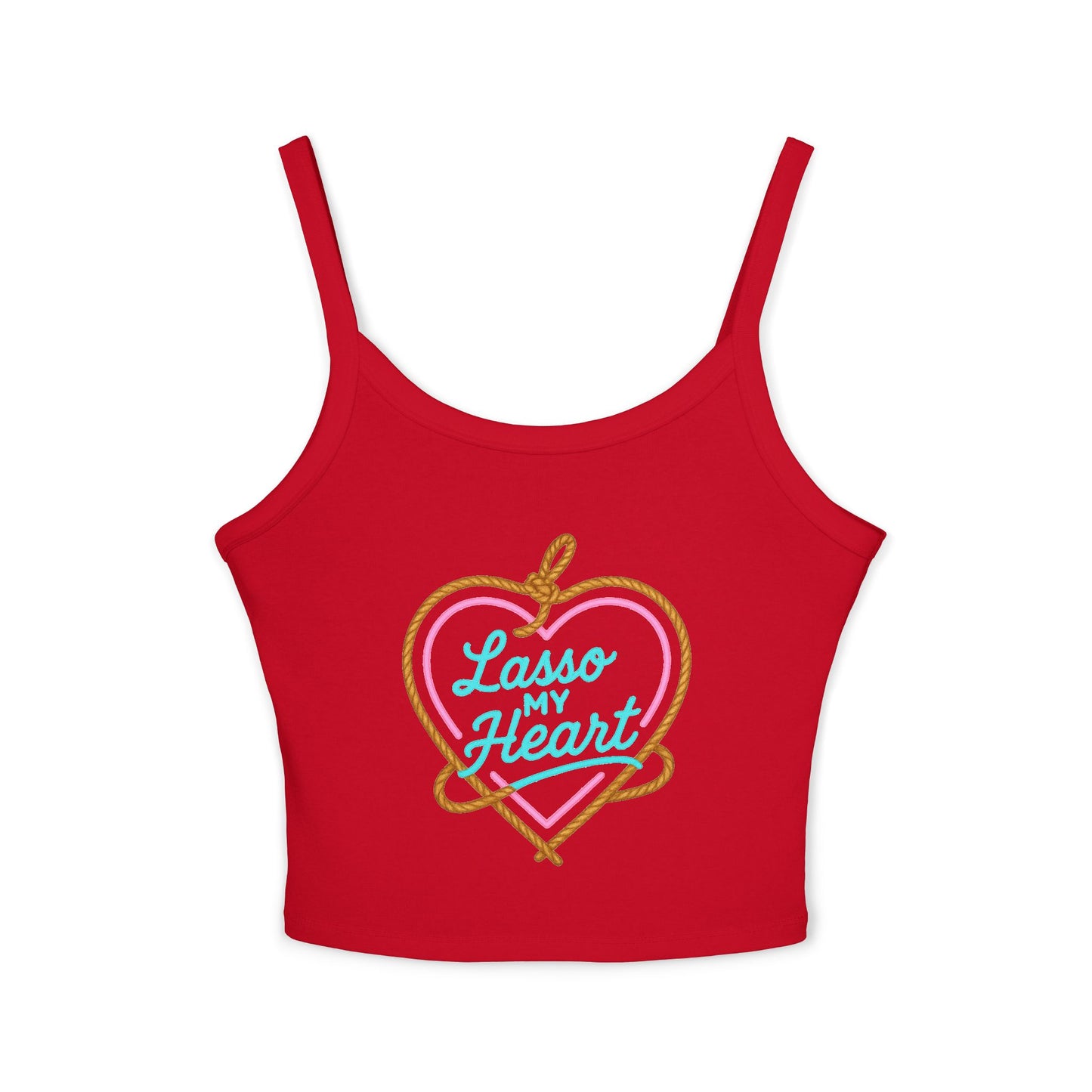 Lasso My Heart Spaghetti Strap Tank.