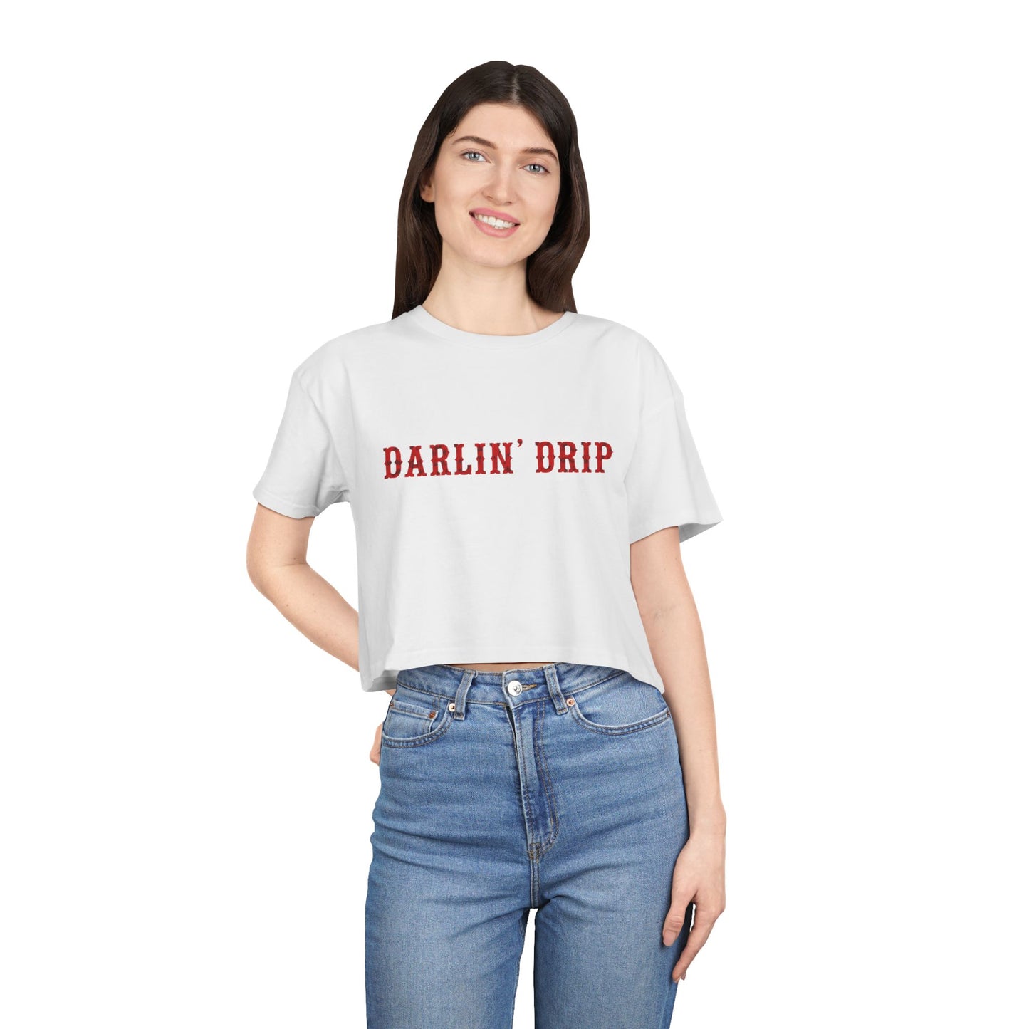 Darlin’ Drip Crop Tee