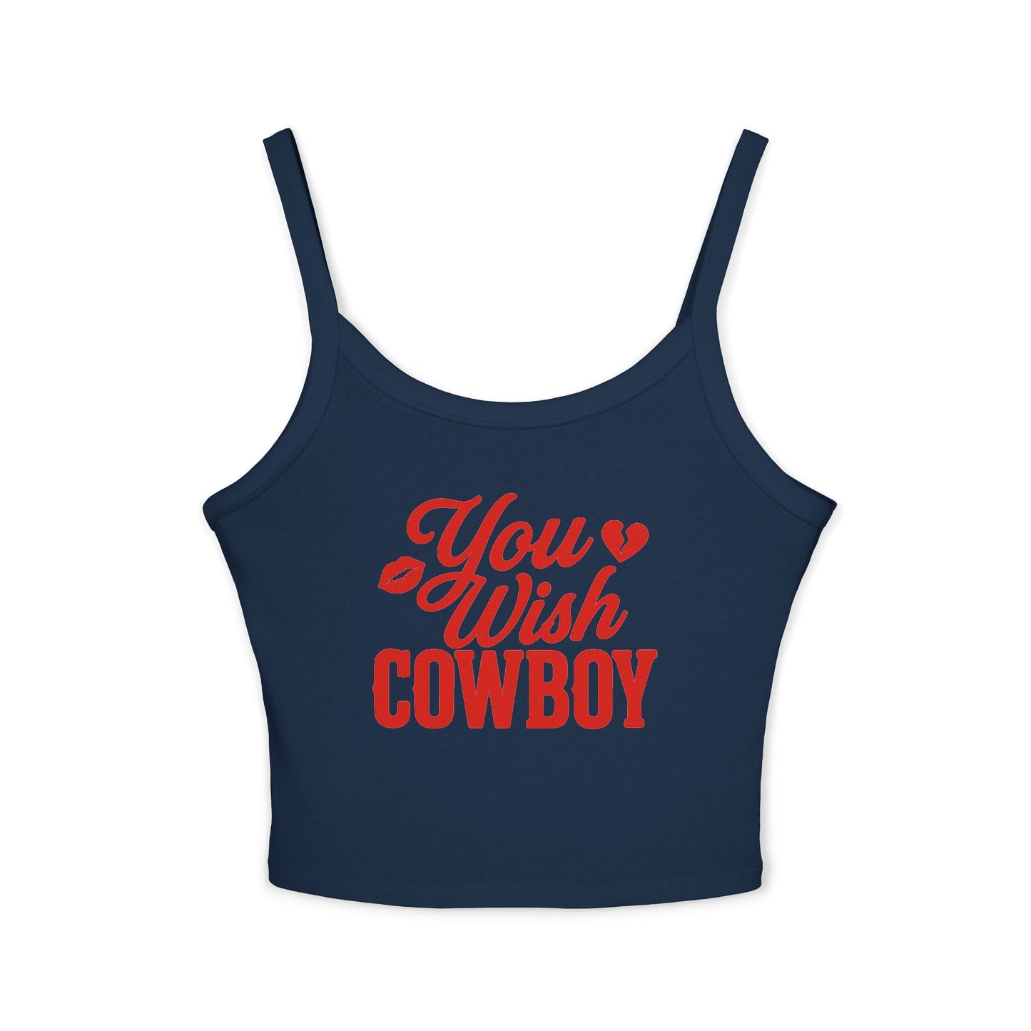 You Wish Cowboy Spaghetti Strap Tank.