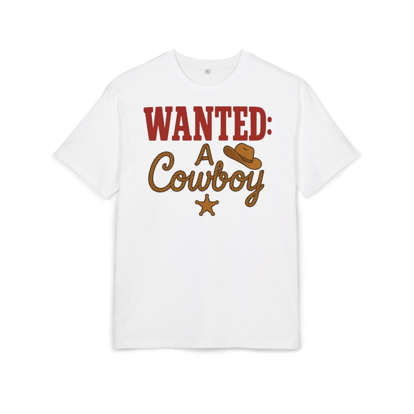 Wanted: A Cowboy Oversized Tee.