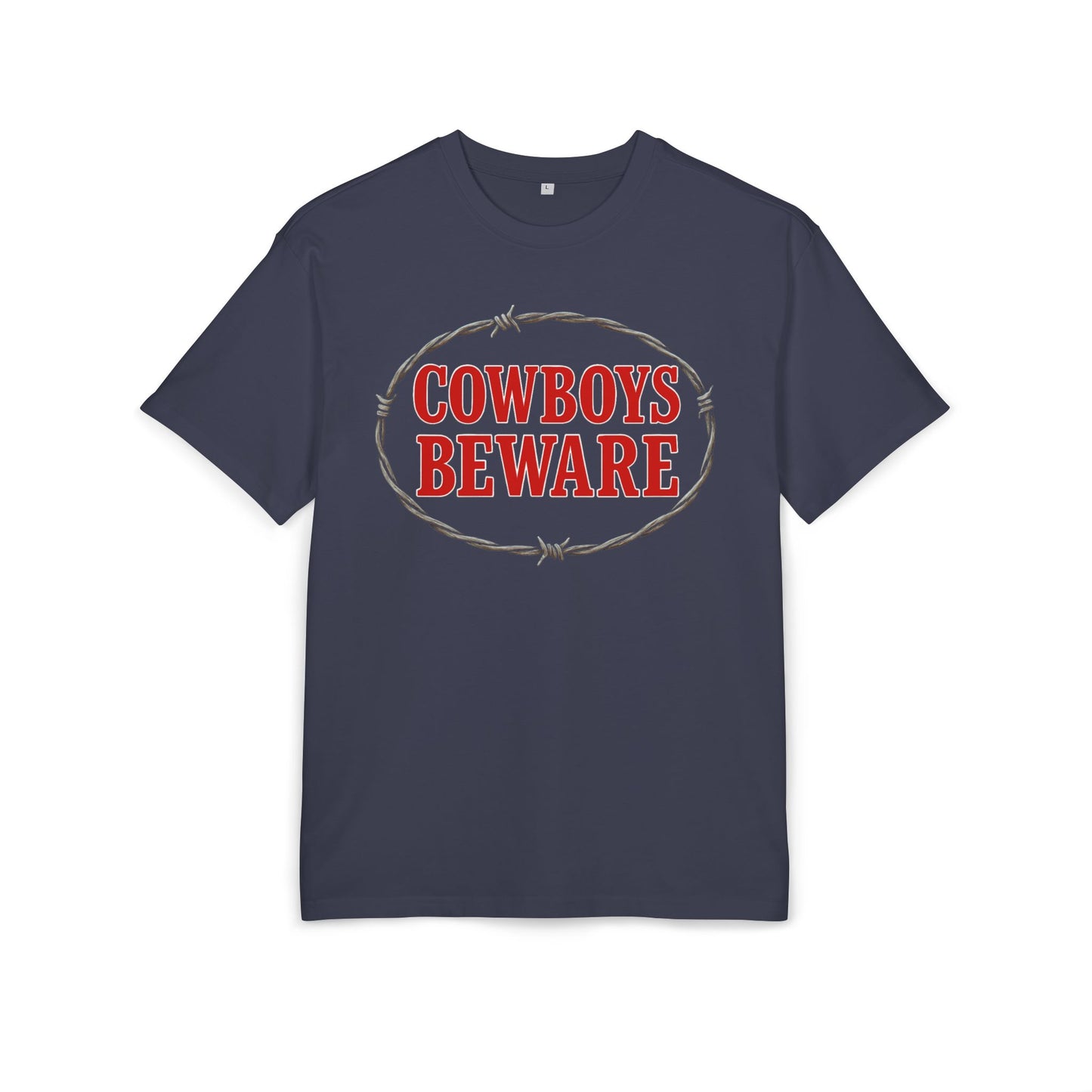 Cowboys Beware Oversize Tee.