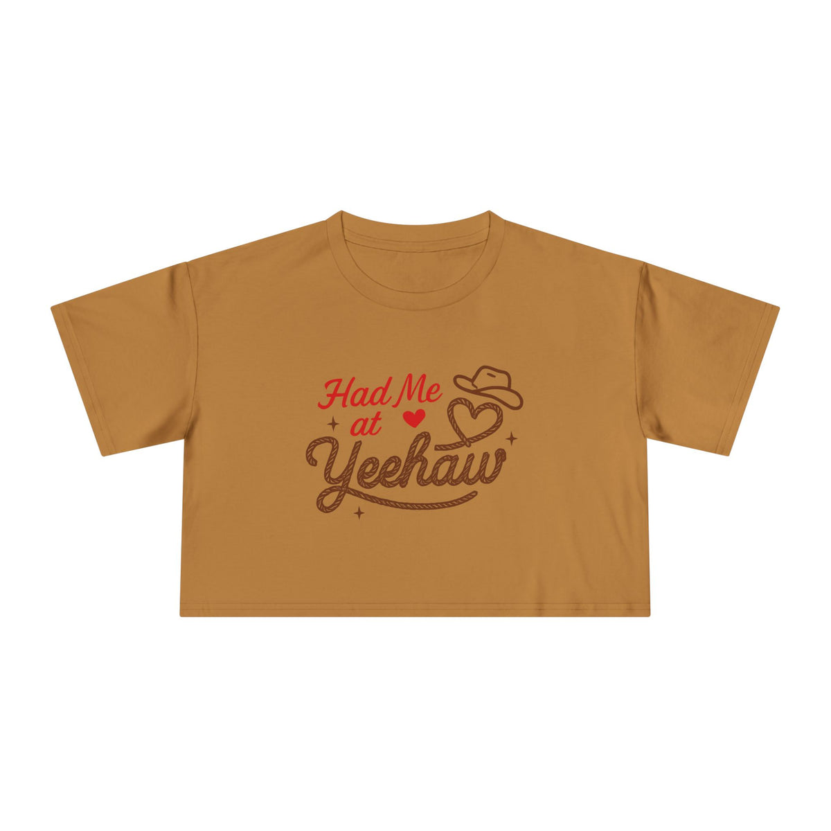 Had Me at Yeehaw Crop Tee.