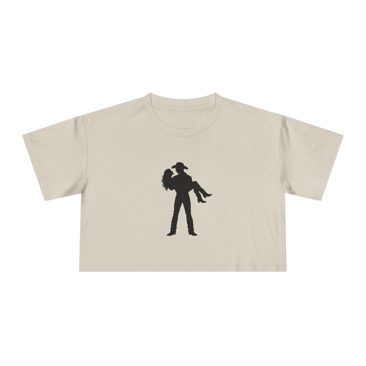 "Sweep Me Off My Boots" Crop Tee.