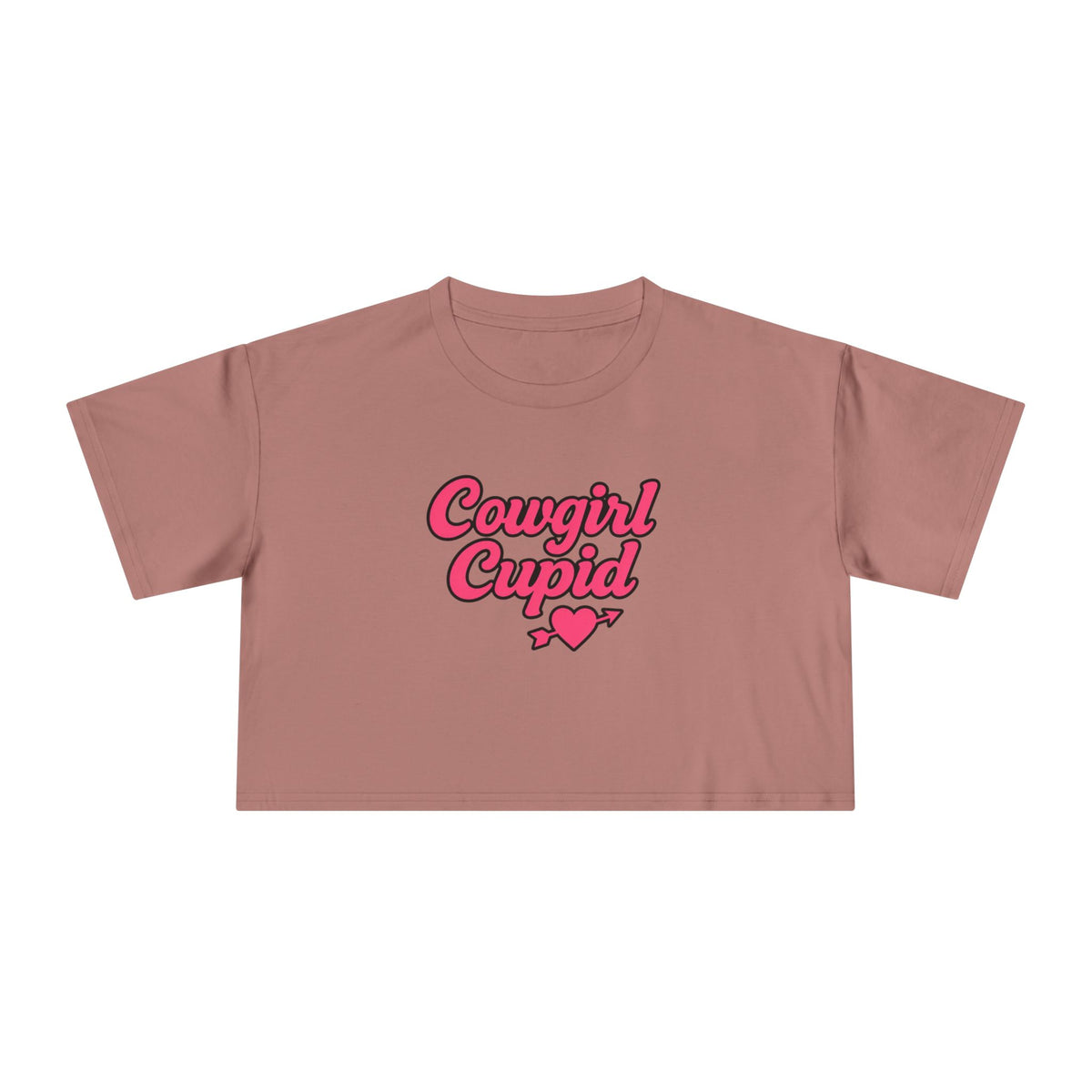 Cowgirl Cupid Crop Tee.