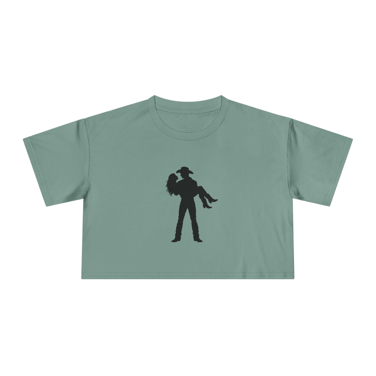 "Sweep Me Off My Boots" Crop Tee.