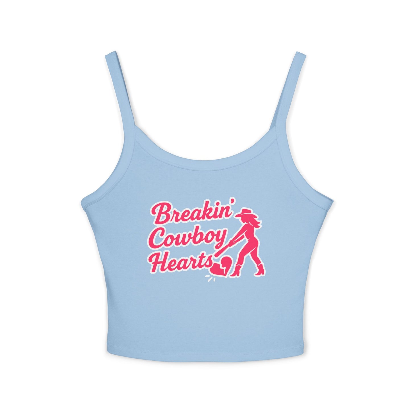 Breakin' Cowboy Hearts Spaghetti Strap Tank.