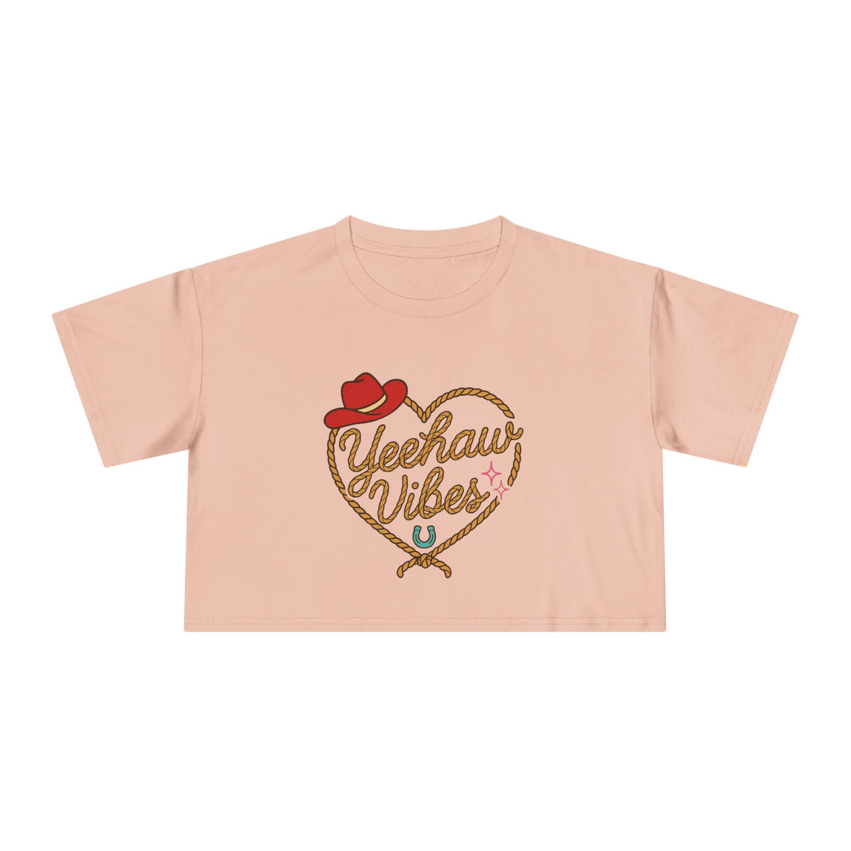 Yeehaw Vibes Crop Tee.