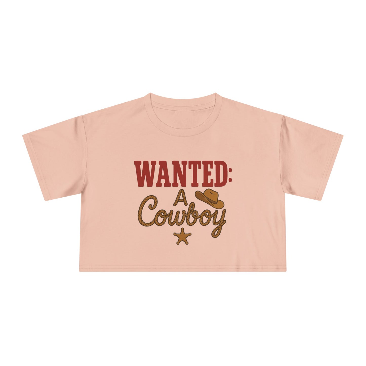 Wanted: A Cowboy Crop Tee.