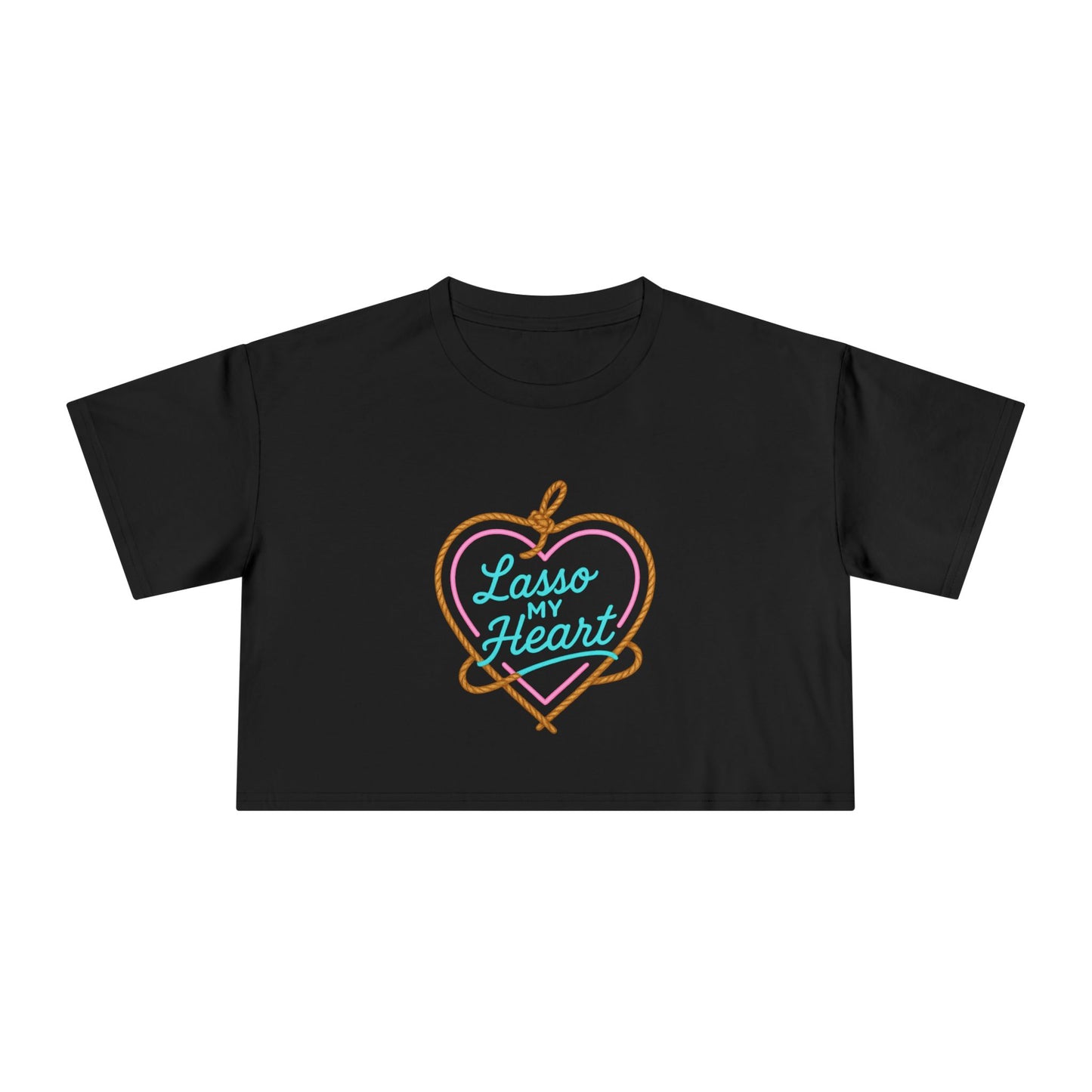 Lasso My Heart Crop Tee.