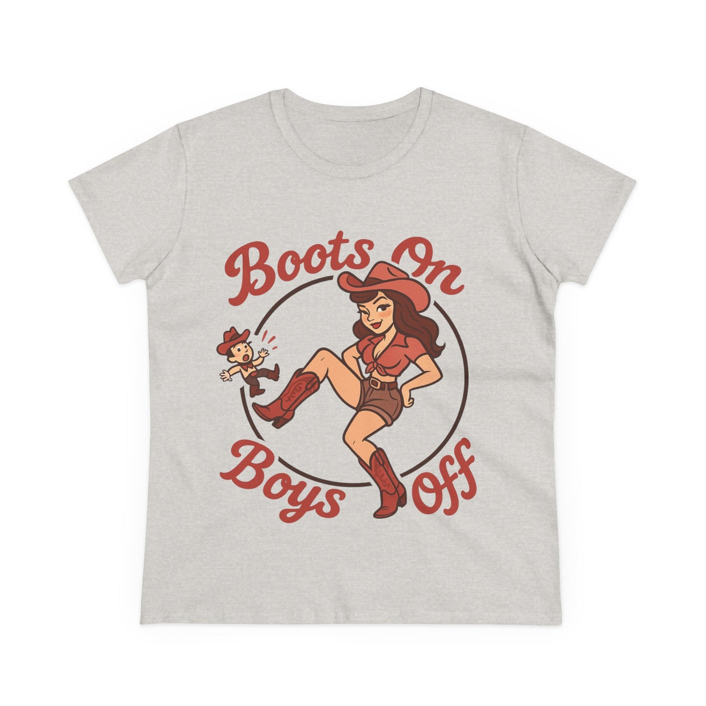 “Boots On Boys Off” Tee.