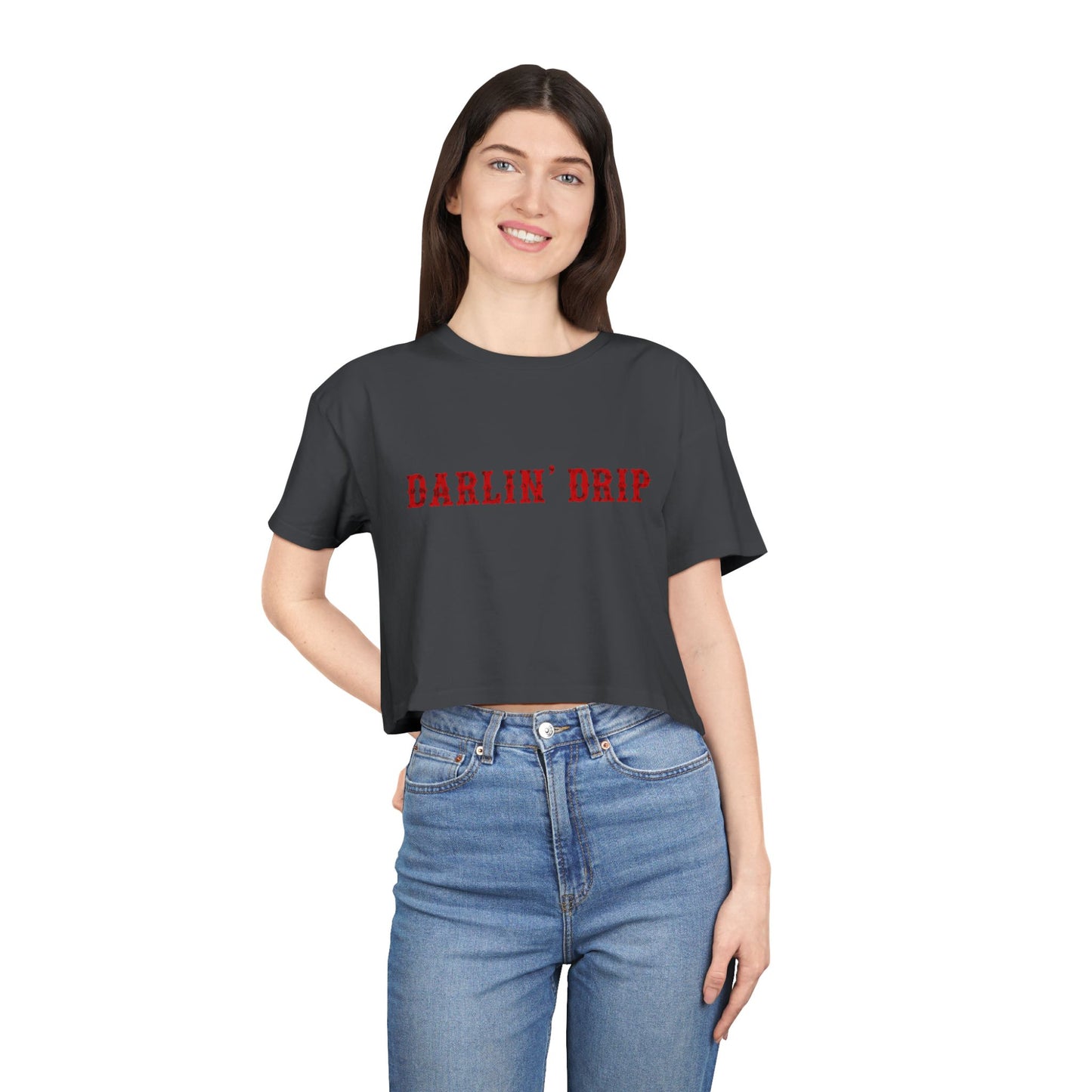 Darlin’ Drip Crop Tee