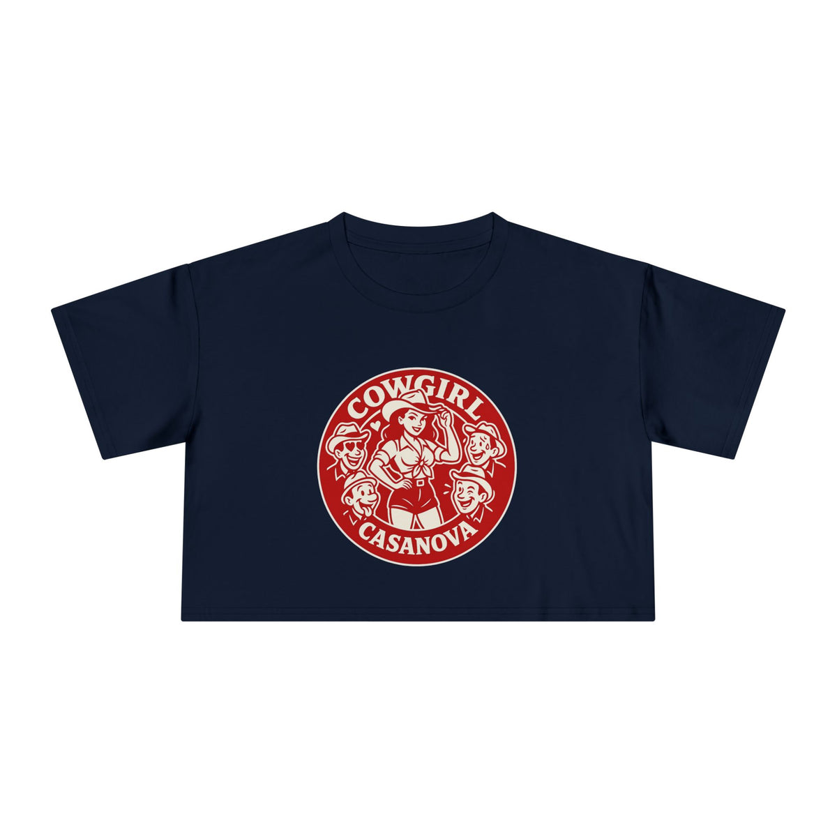 Cowgirl Casanova Crop Tee