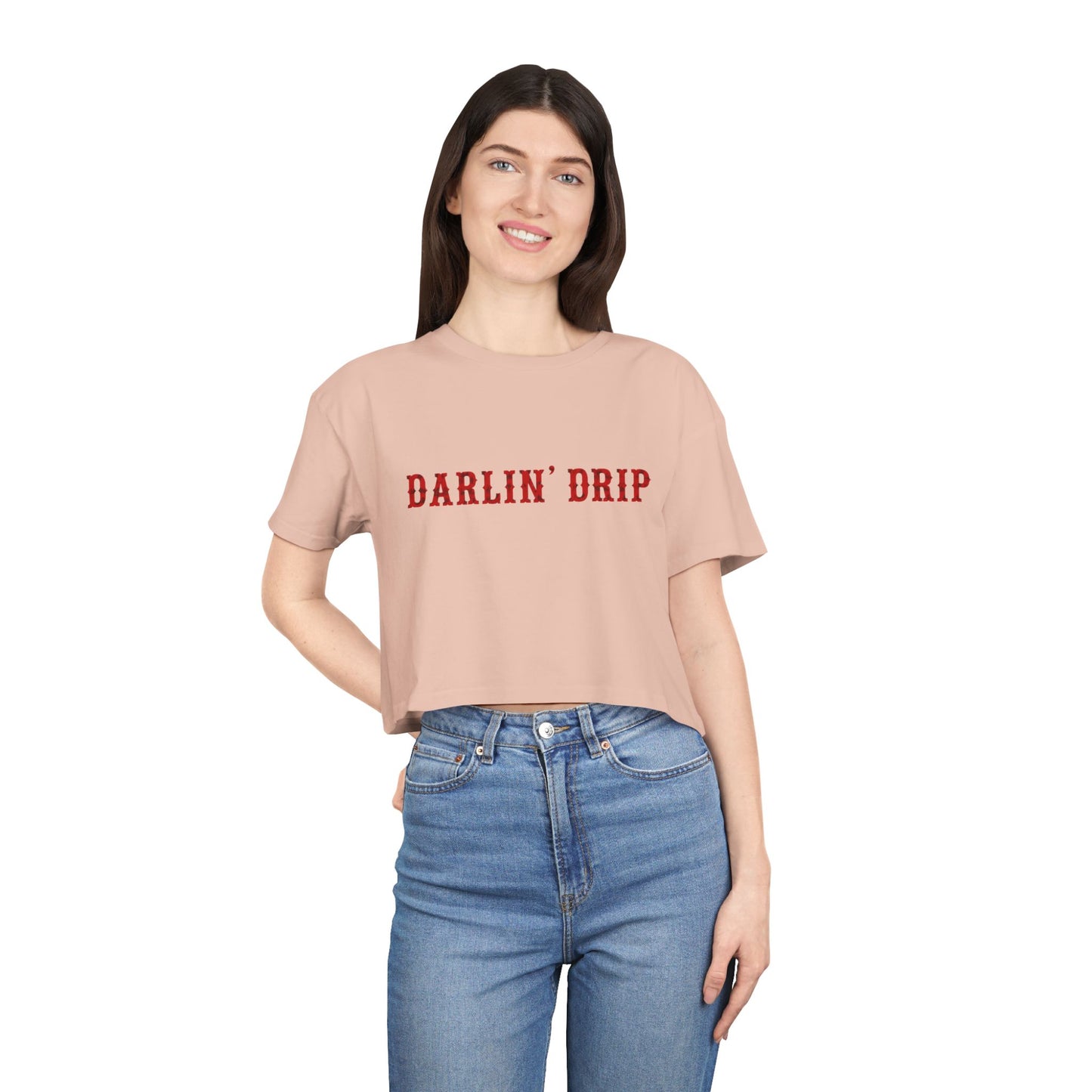 Darlin’ Drip Crop Tee
