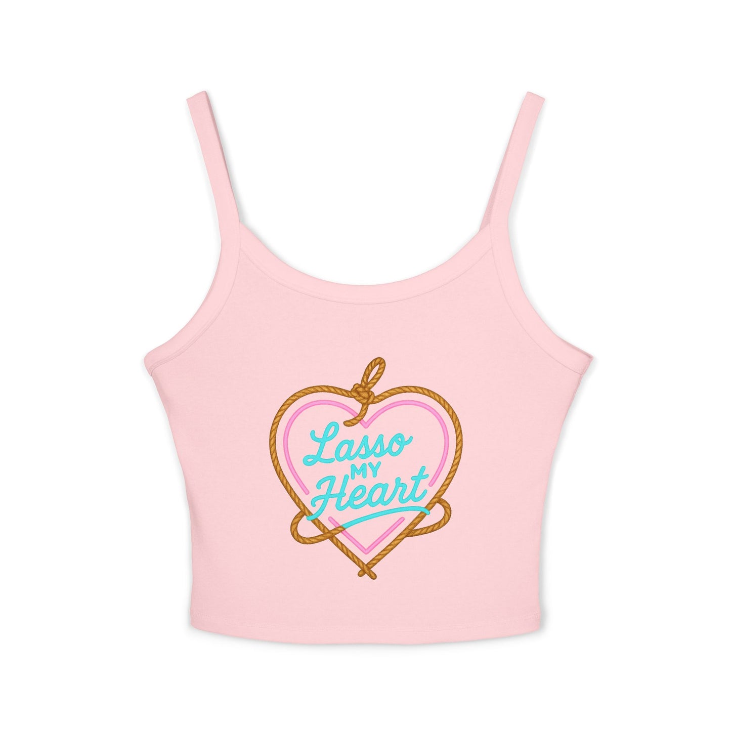 Lasso My Heart Spaghetti Strap Tank.