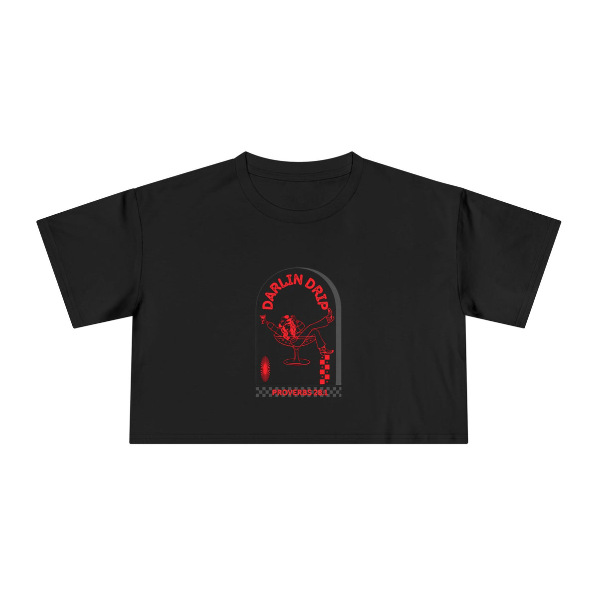 Darlin’ Drip Crop Tee.