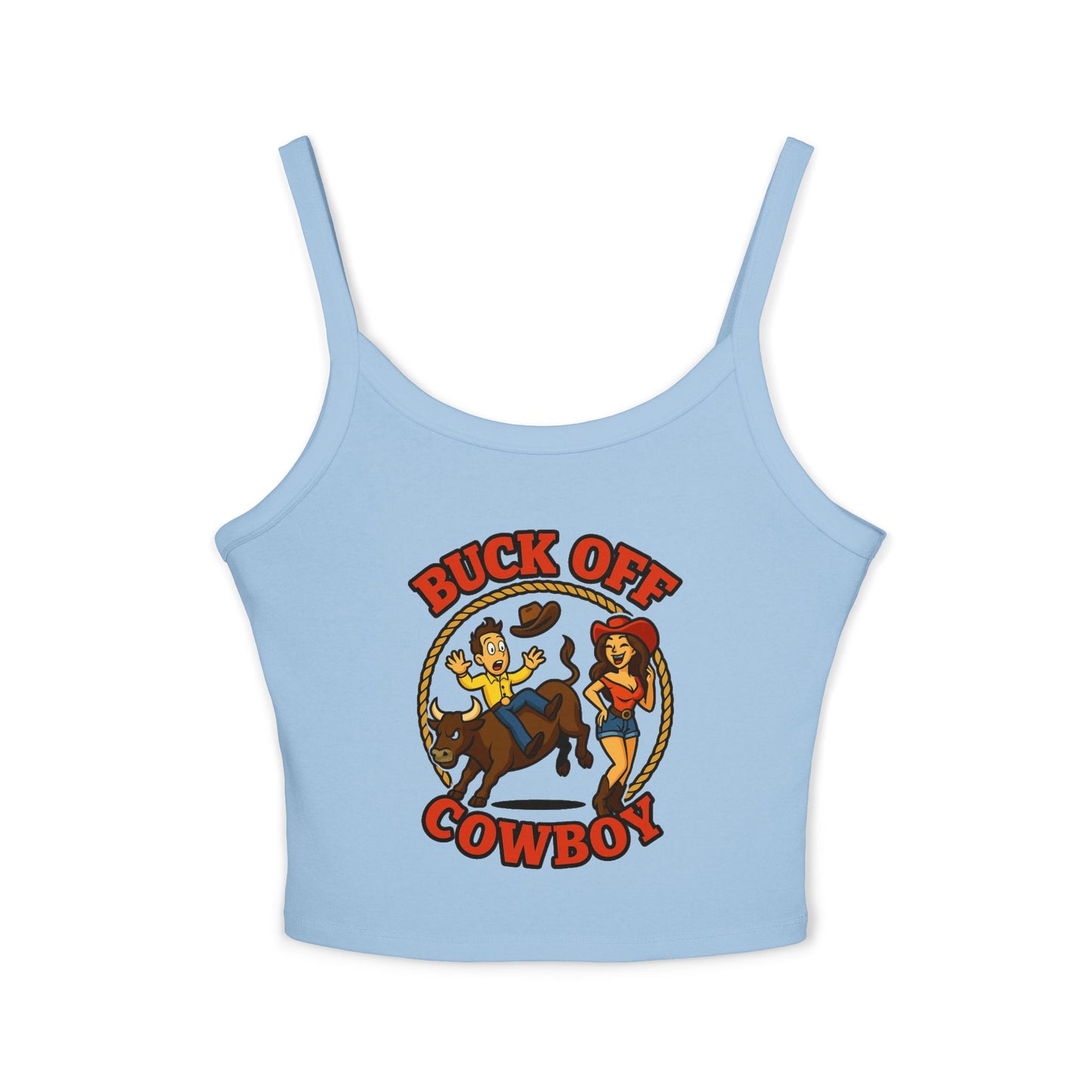 Buck Off Cowboy Spaghetti Strap Tank.