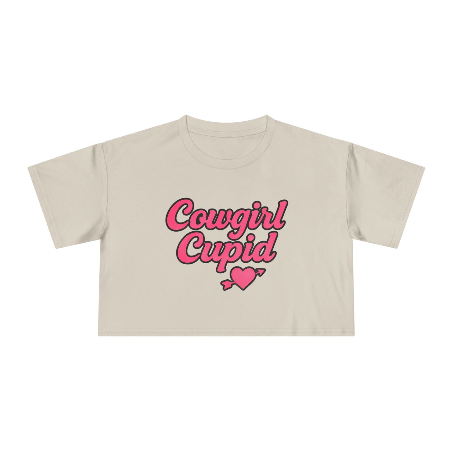 Cowgirl Cupid Crop Tee.