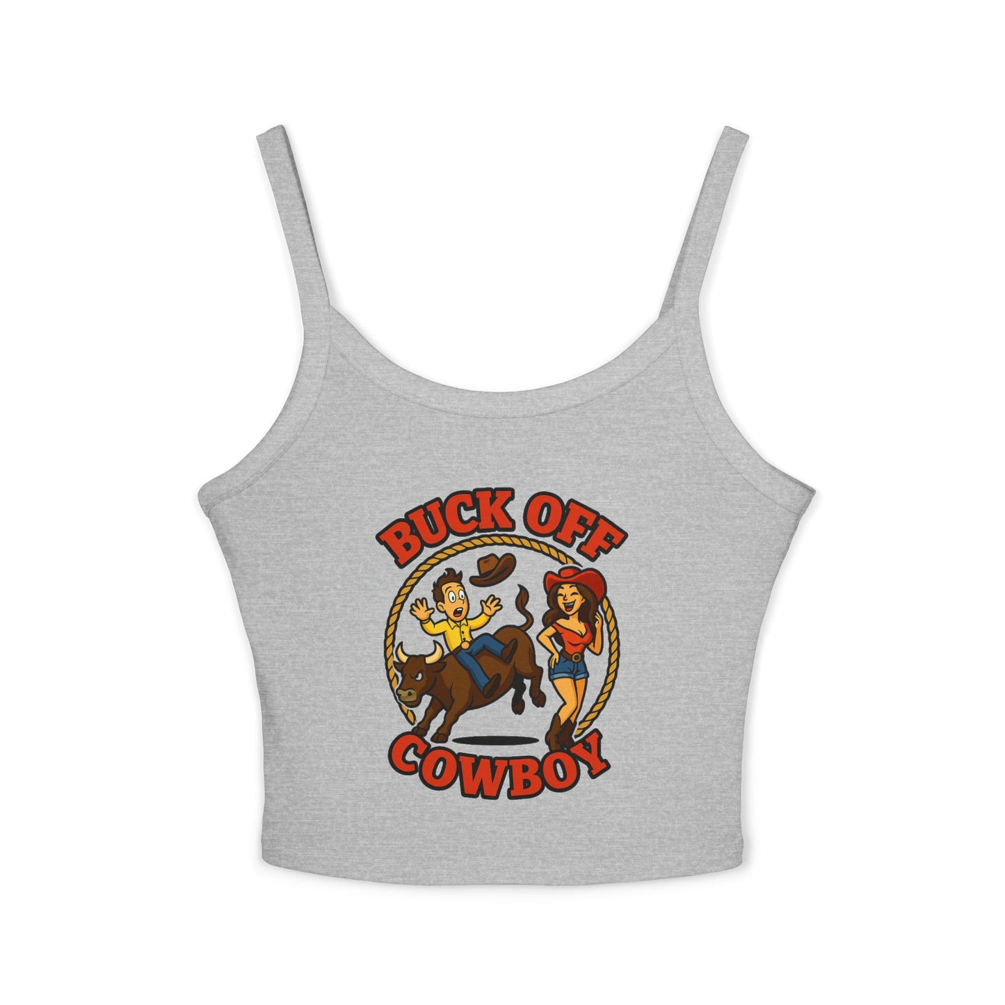 Buck Off Cowboy Spaghetti Strap Tank.