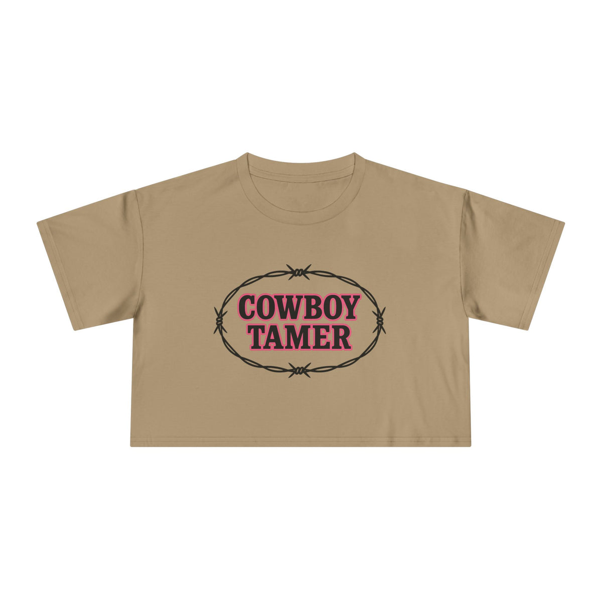 Cowboy Tamer Crop Tee.