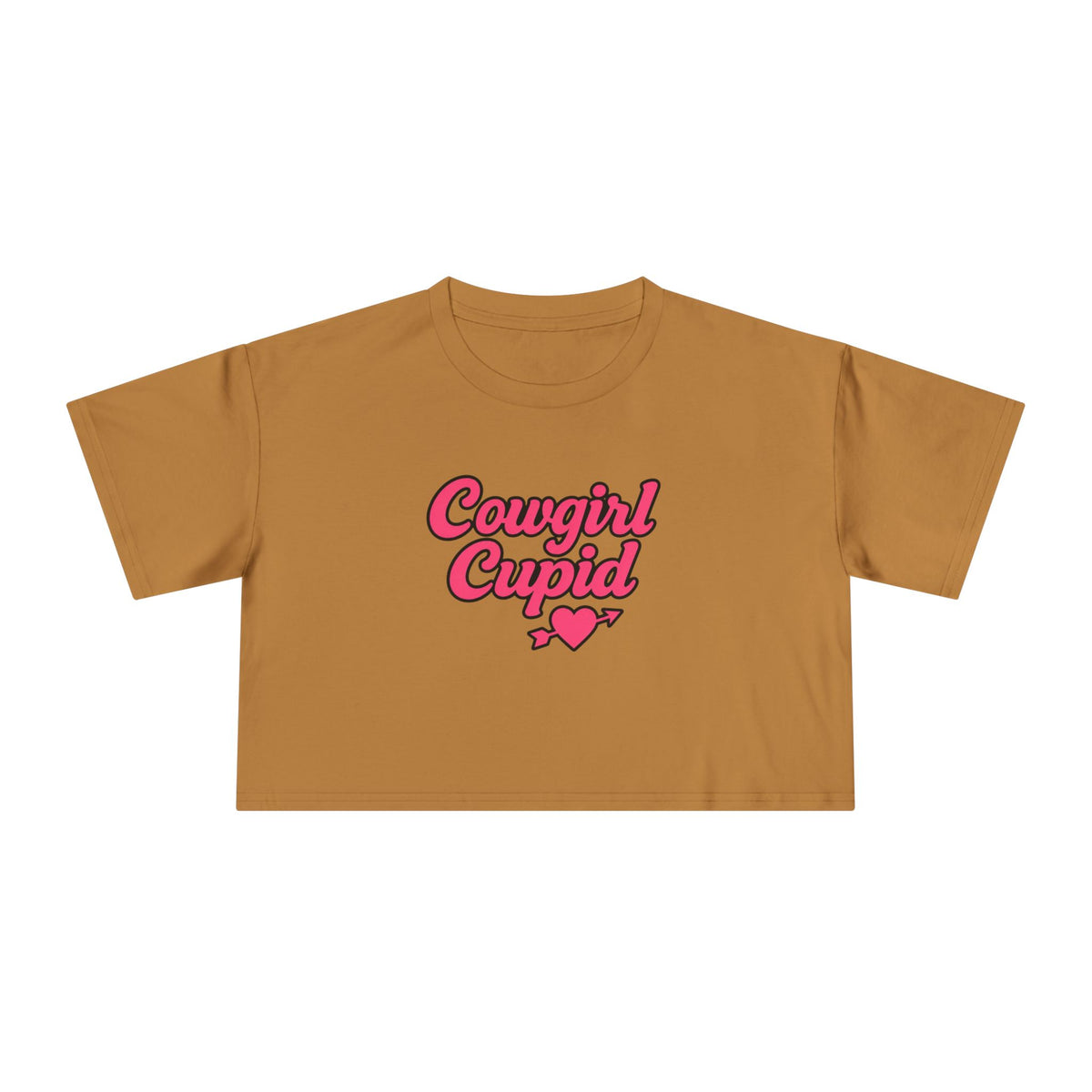Cowgirl Cupid Crop Tee.