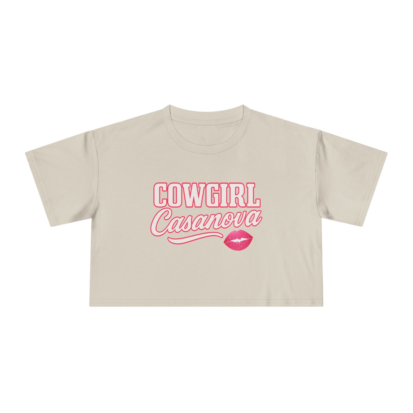Cowgirl Casanova Crop Tee.