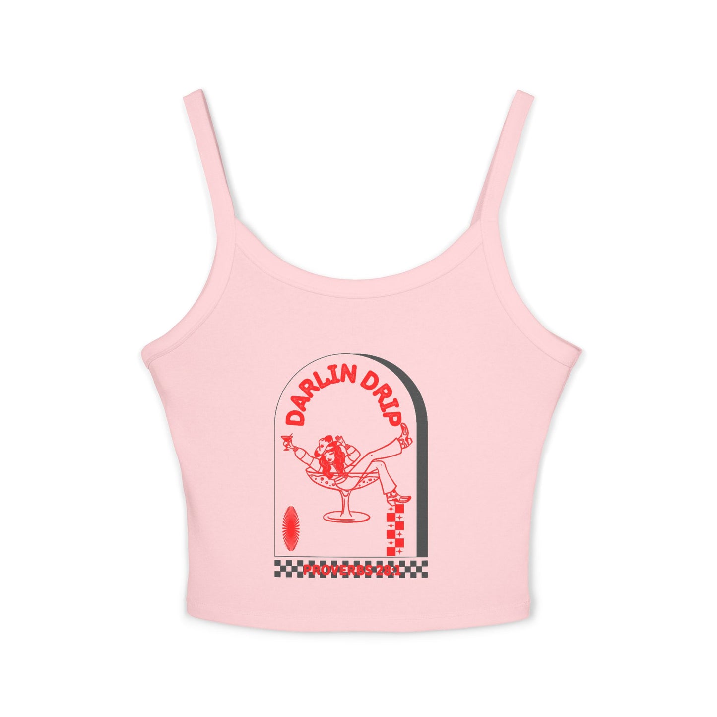 Darlin' Drip Glass Spaghetti Strap Tank.