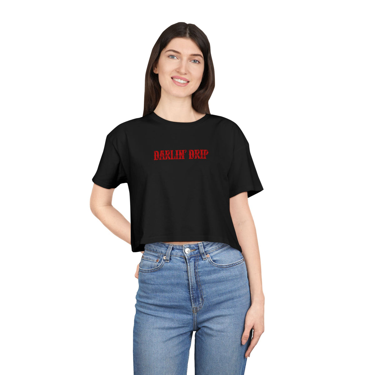 Darlin’ Drip Crop Tee