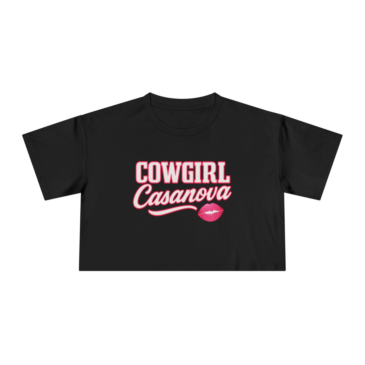Cowgirl Casanova Crop Tee.