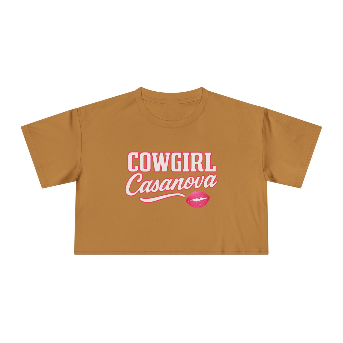 Cowgirl Casanova Crop Tee.