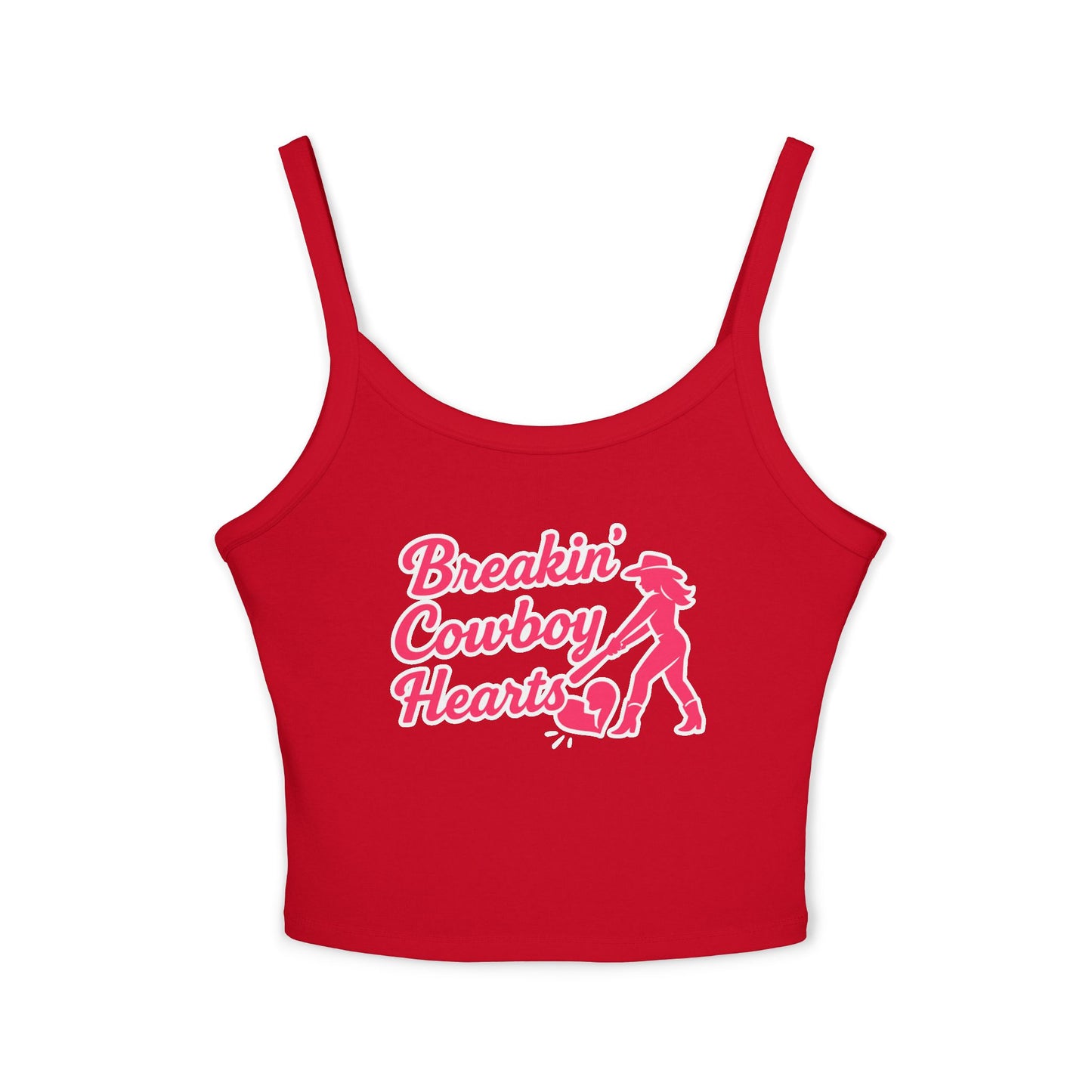 Breakin' Cowboy Hearts Spaghetti Strap Tank.
