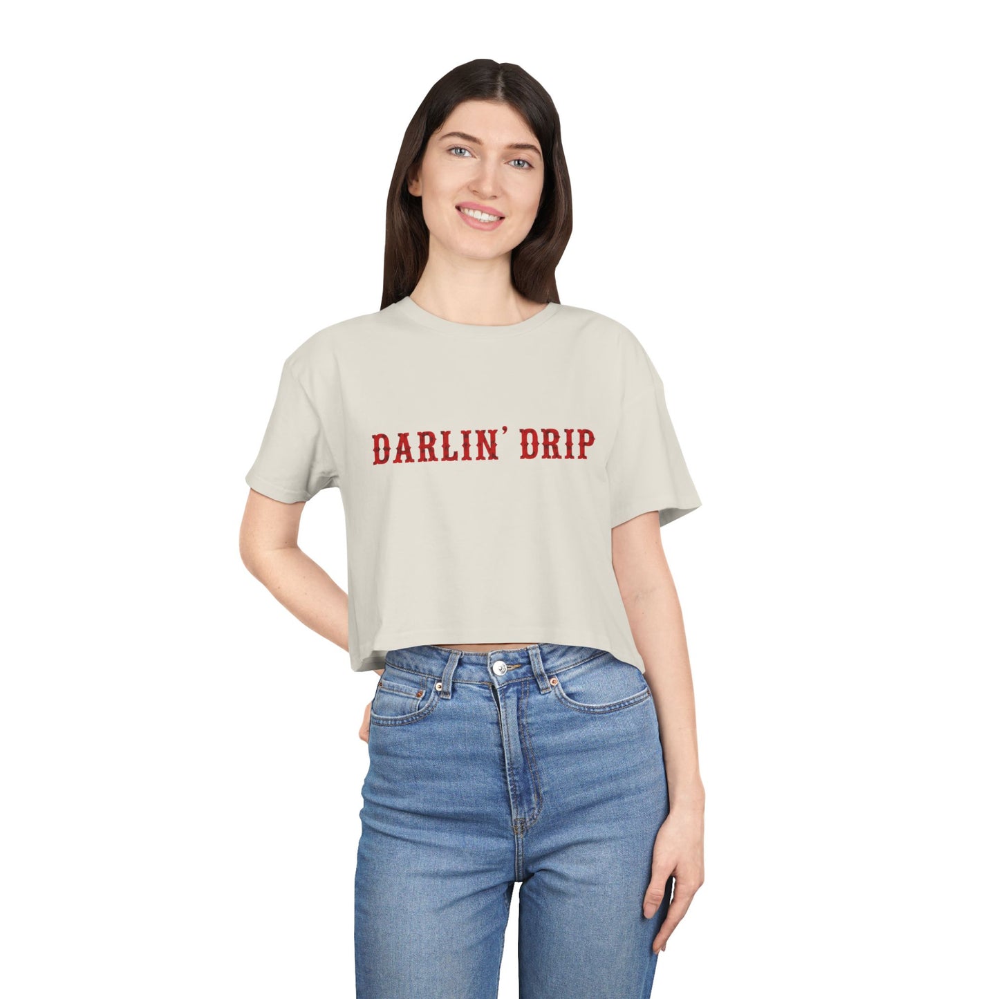 Darlin’ Drip Crop Tee