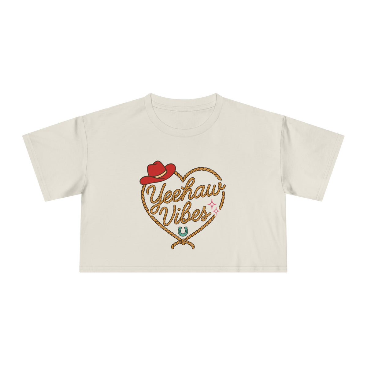 Yeehaw Vibes Crop Tee.