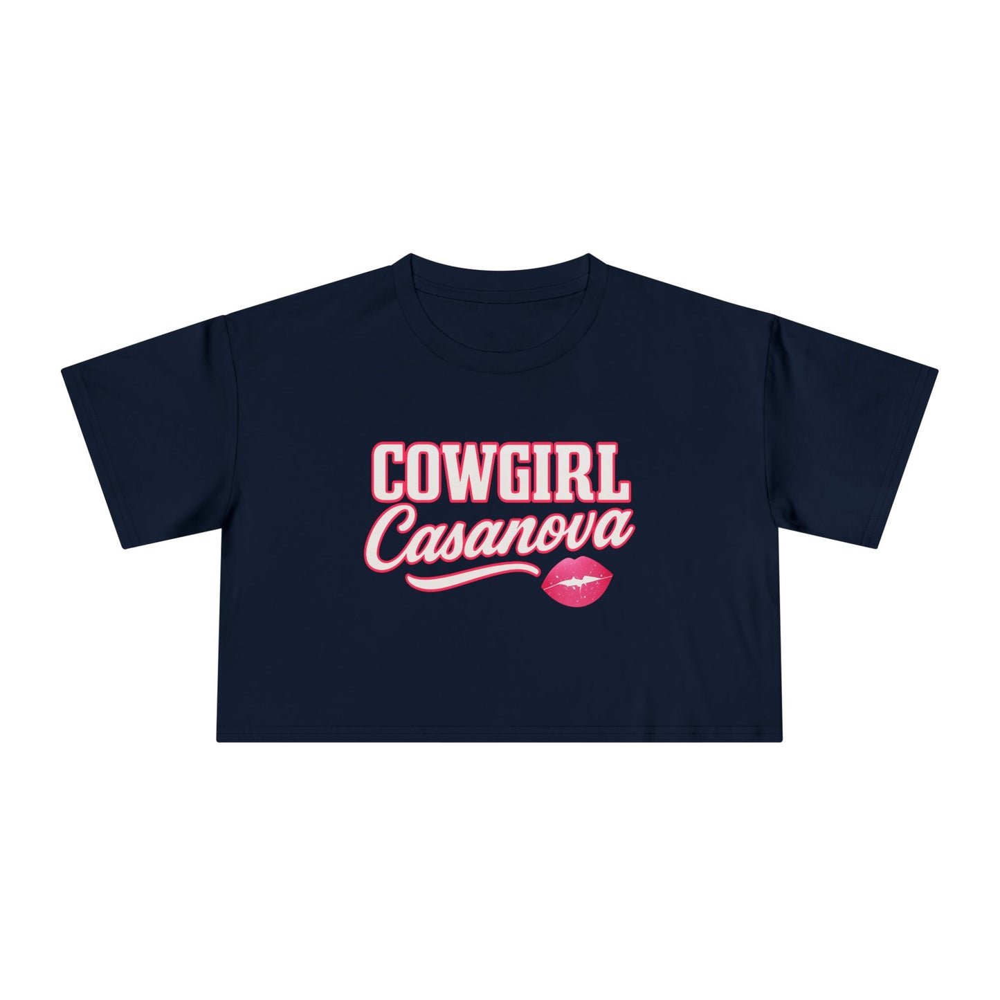 Cowgirl Casanova Crop Tee.