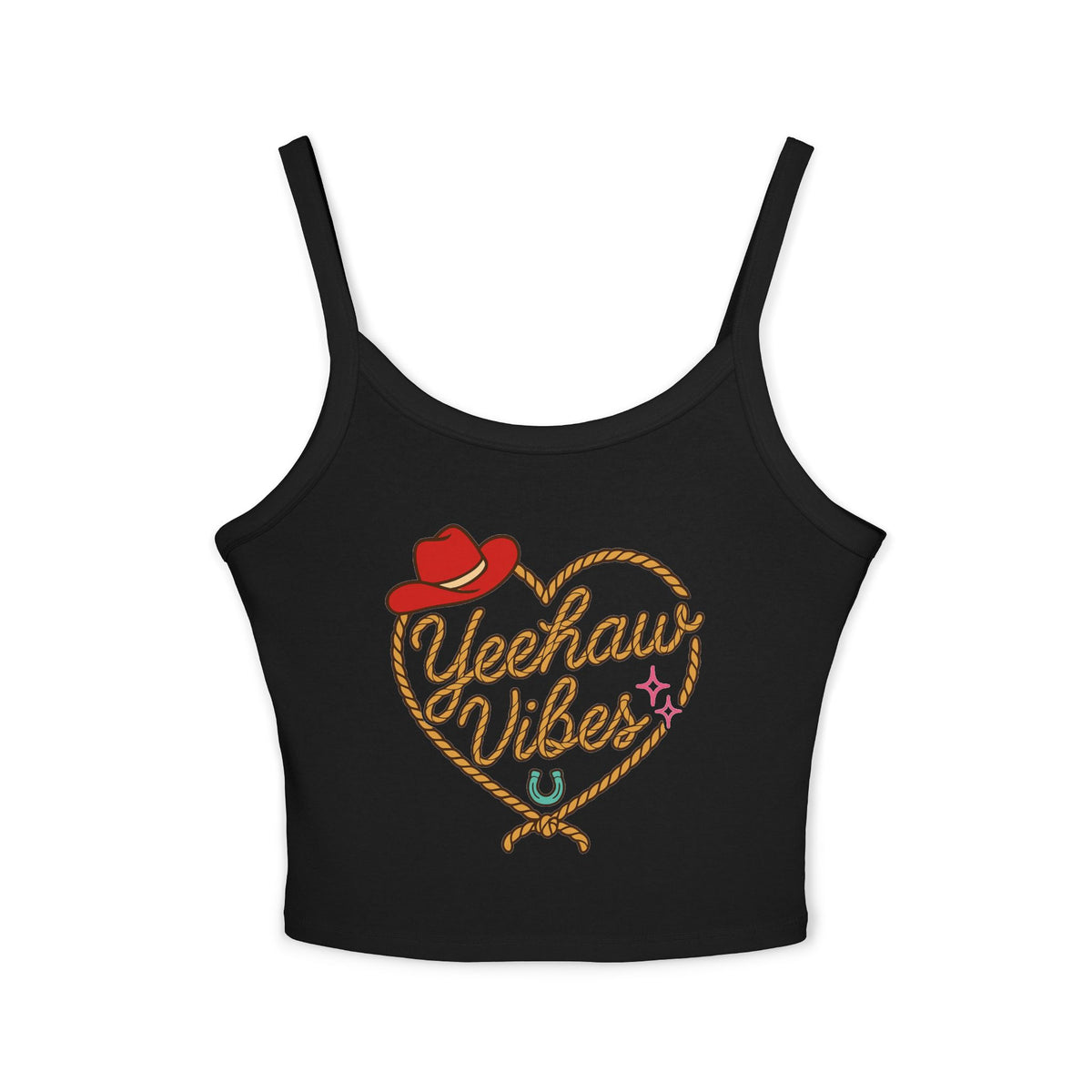 Yeehaw Vibes Spaghetti Strap Tank.