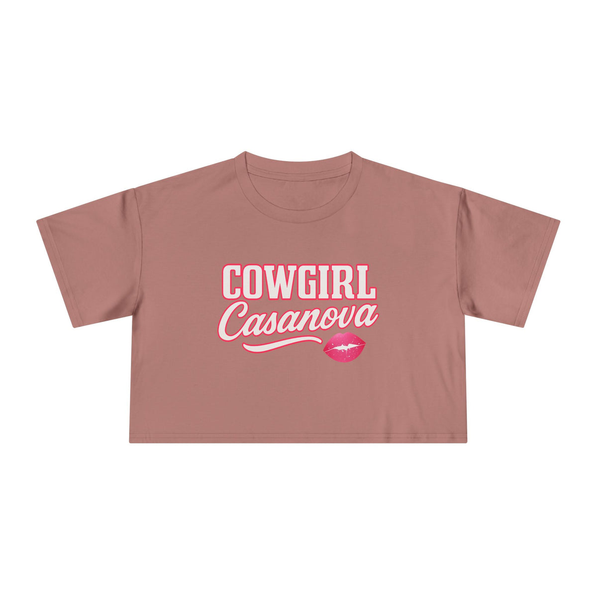 Cowgirl Casanova Crop Tee.