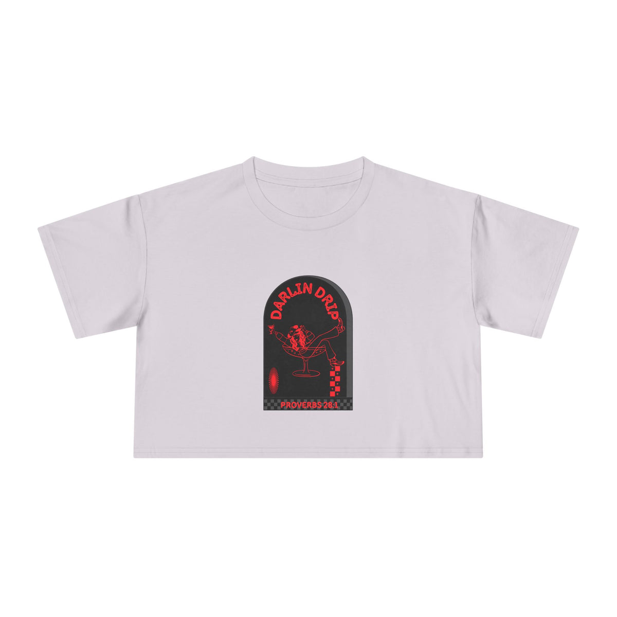 Darlin’ Drip Crop Tee.