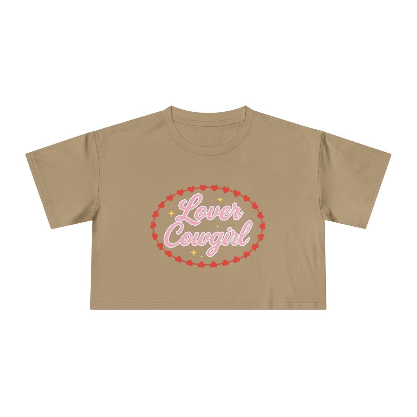Lover Cowgirl Crop Tee.