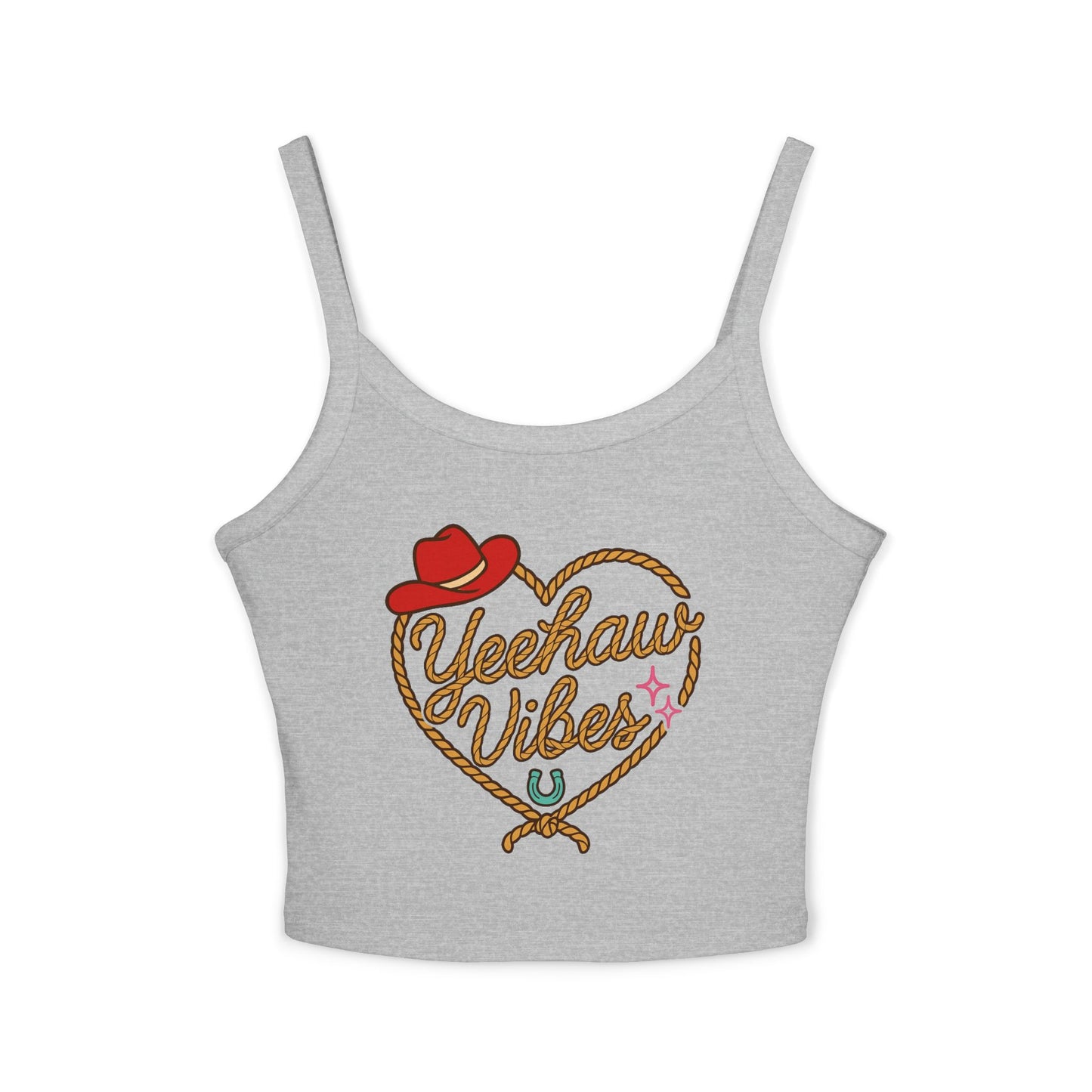 Yeehaw Vibes Spaghetti Strap Tank.