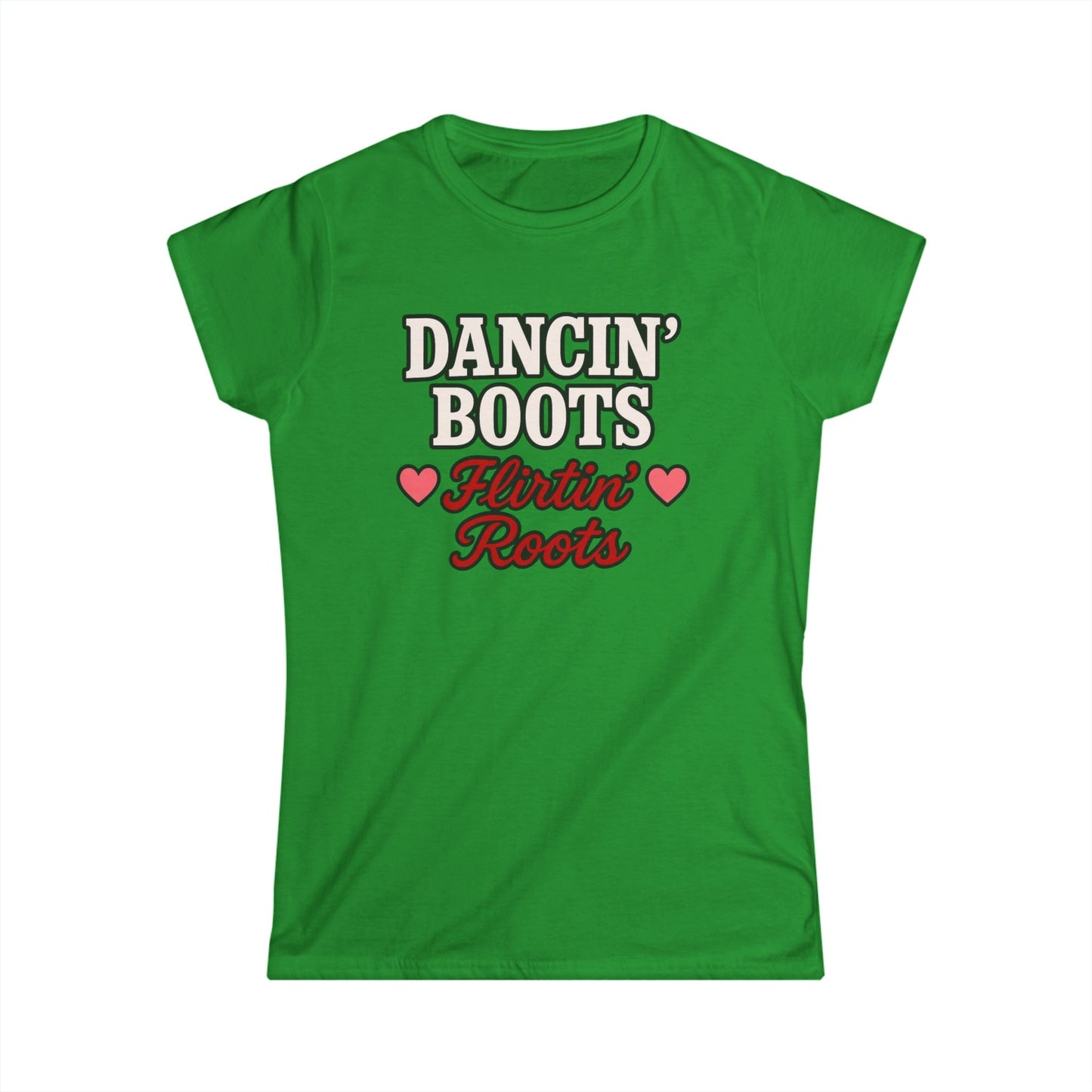Dancin' Boots Flirtin’ Roots Tee.