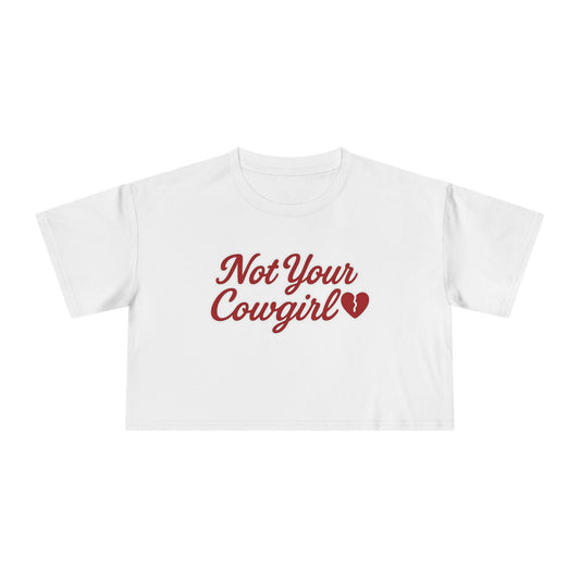 Not Your Cowgirl Crop Tee.