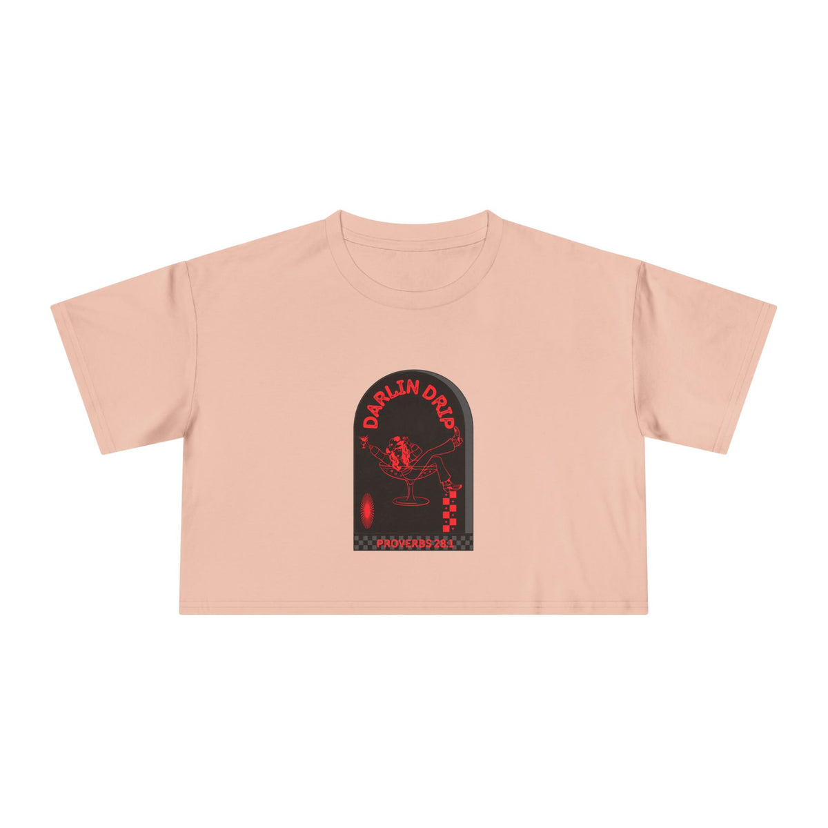 Darlin’ Drip Crop Tee.