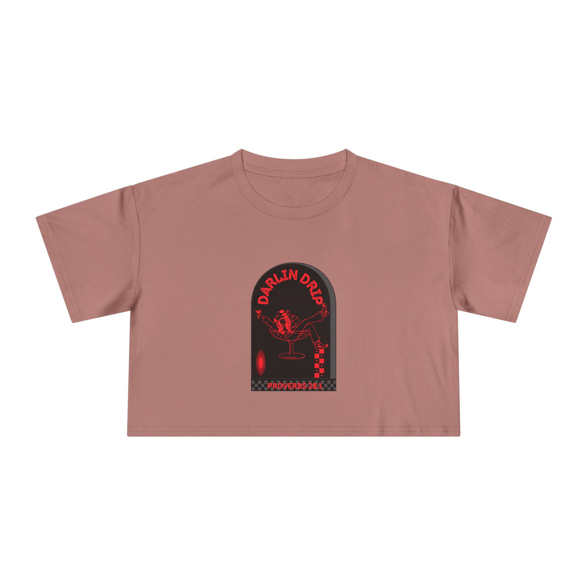 Darlin’ Drip Crop Tee.