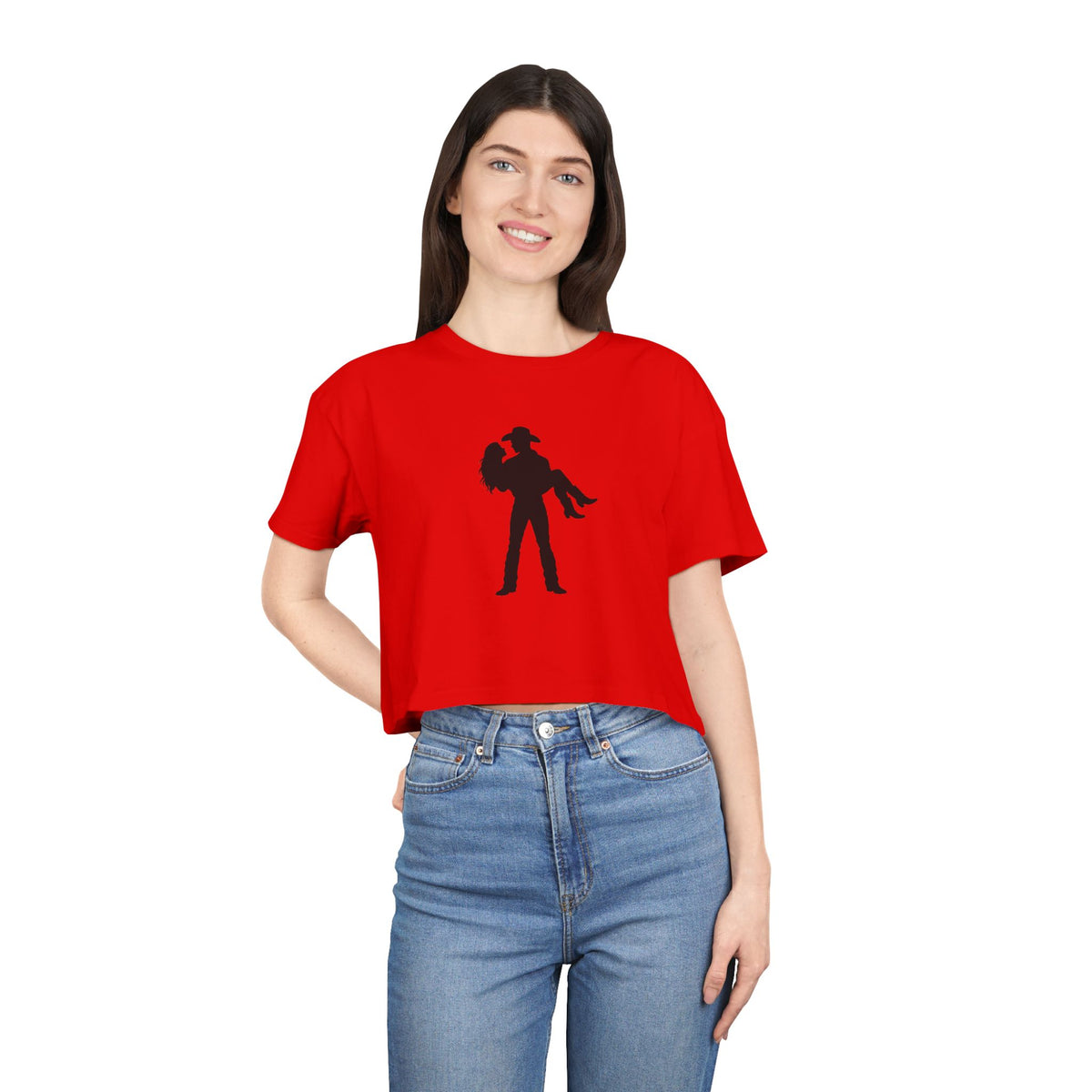 "Sweep Me Off My Boots" Crop Tee.