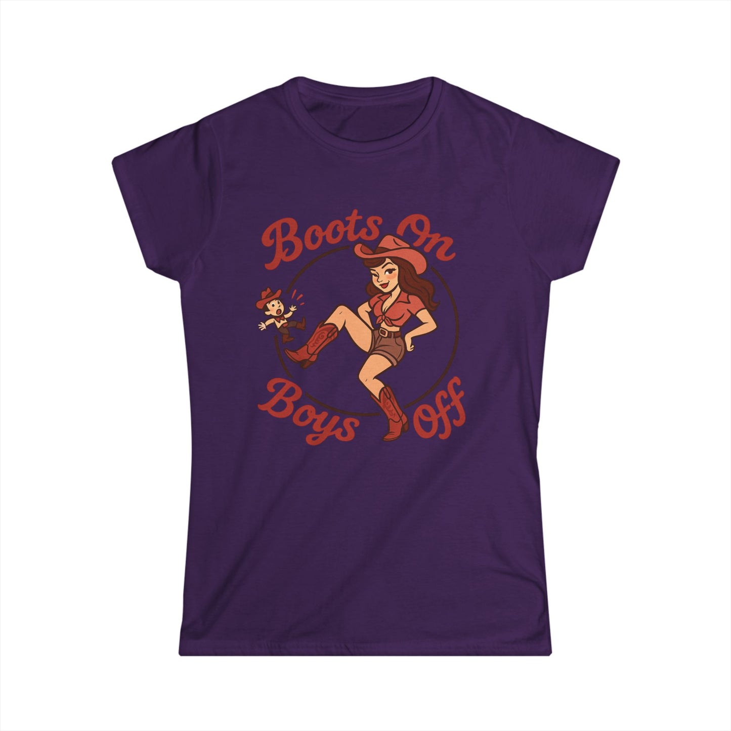 Boots On Boys Off Tee.