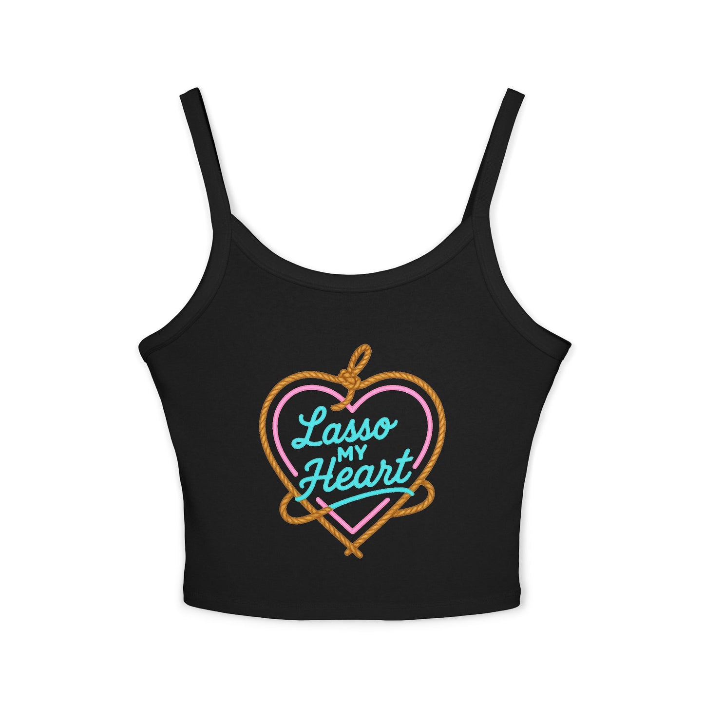 Lasso My Heart Spaghetti Strap Tank.